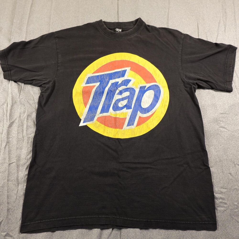 NOIZ Shirt Mens XL Black Trap Graphic Tee Streetwear Parody Logo Music